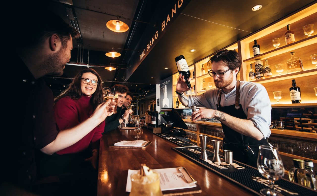 Teeling distillery cocktail bar located in dublin city