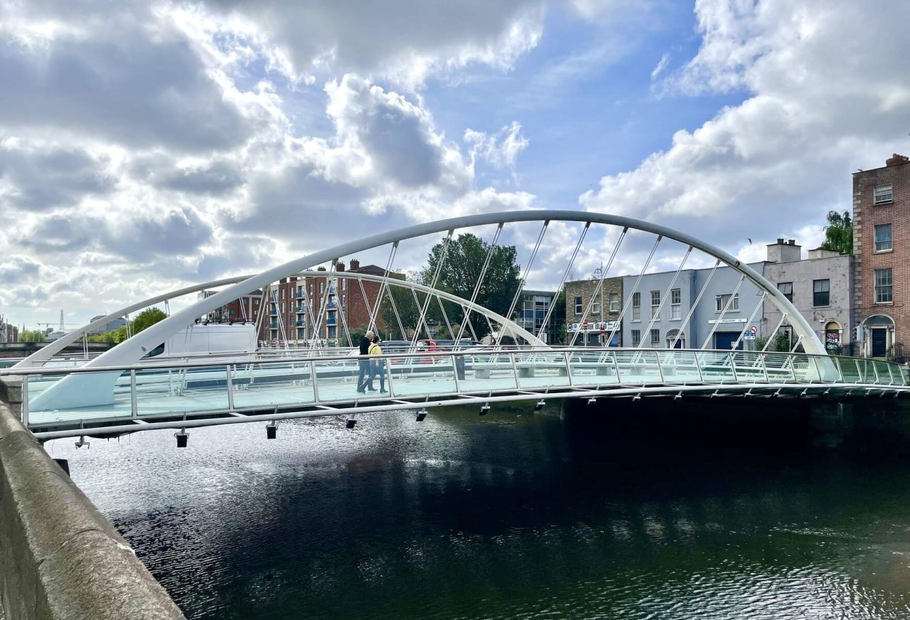 james joyce bridge dublin 